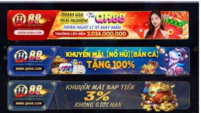 QH88 ưu đãi nạp đầu 300k tặng ngay 100.000đ người chơi mới