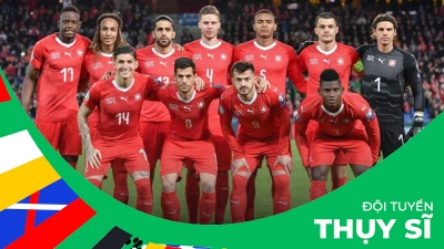 Đội hình đội tuyển Thụy Sĩ tham dự Euro 2024: Sức mạnh đáng gờm