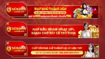 Sodo - Tặng thưởng 30% thưởng nạp lần đầu cho tân thủ