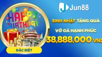 Jun-88 khuyến mãi chương trình lì xì sinh nhật với 10.500.000đ